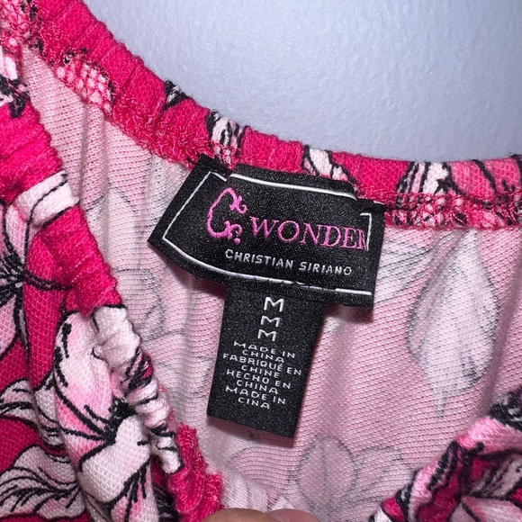 C Wonder by Christian Siriano Floral Tiered Ruffle bottom dress size M EUC - Picture 6 of 7